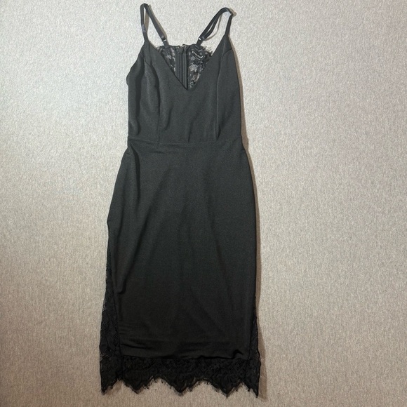 BEBE Black  Strappy Dress- Size XXS - Picture 1 of 5